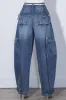Barrel Baggy Jeans With Draw String sold by Vibrant
