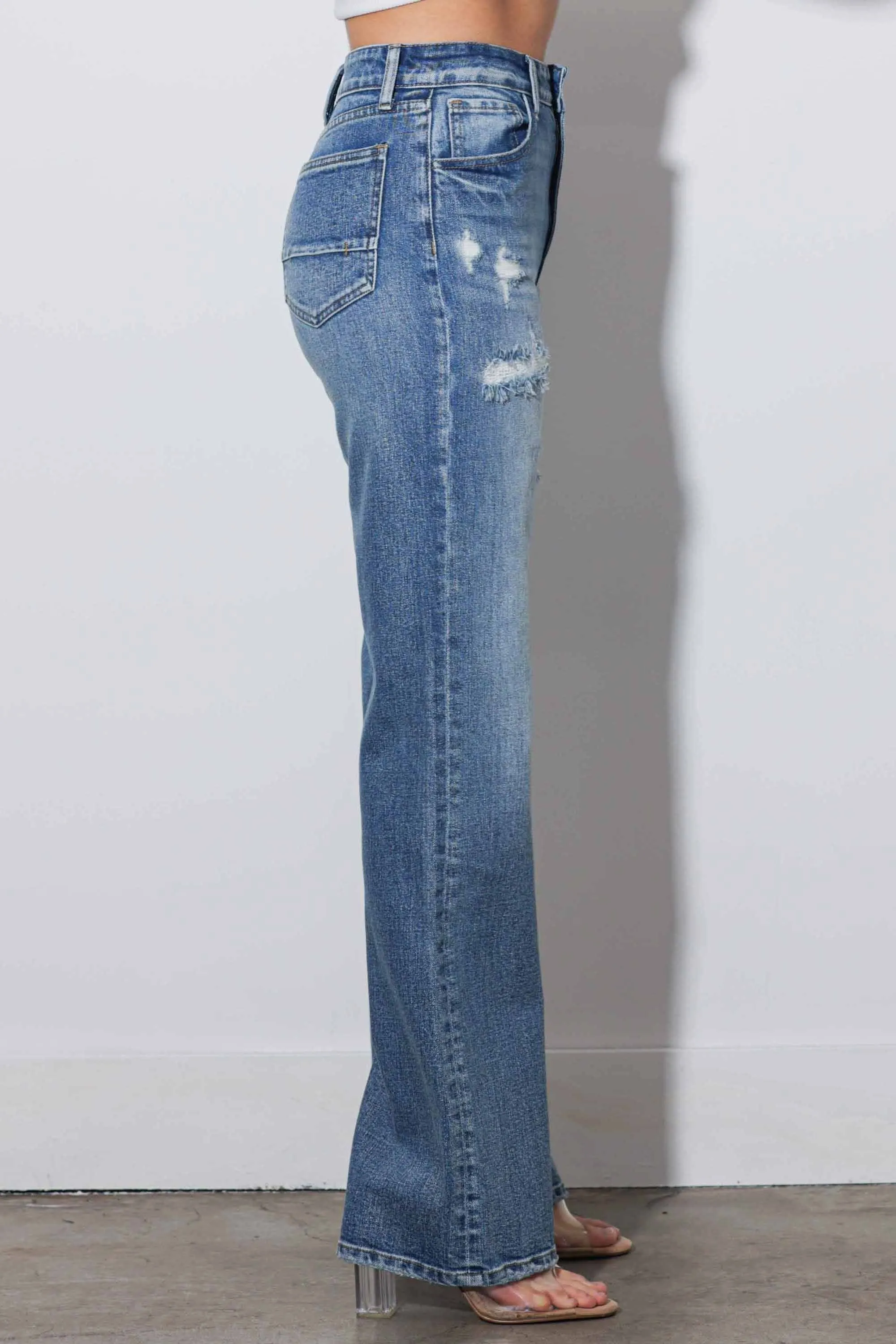High-Rise Straight Jeans sold by Vibrant product image thumbnail 4