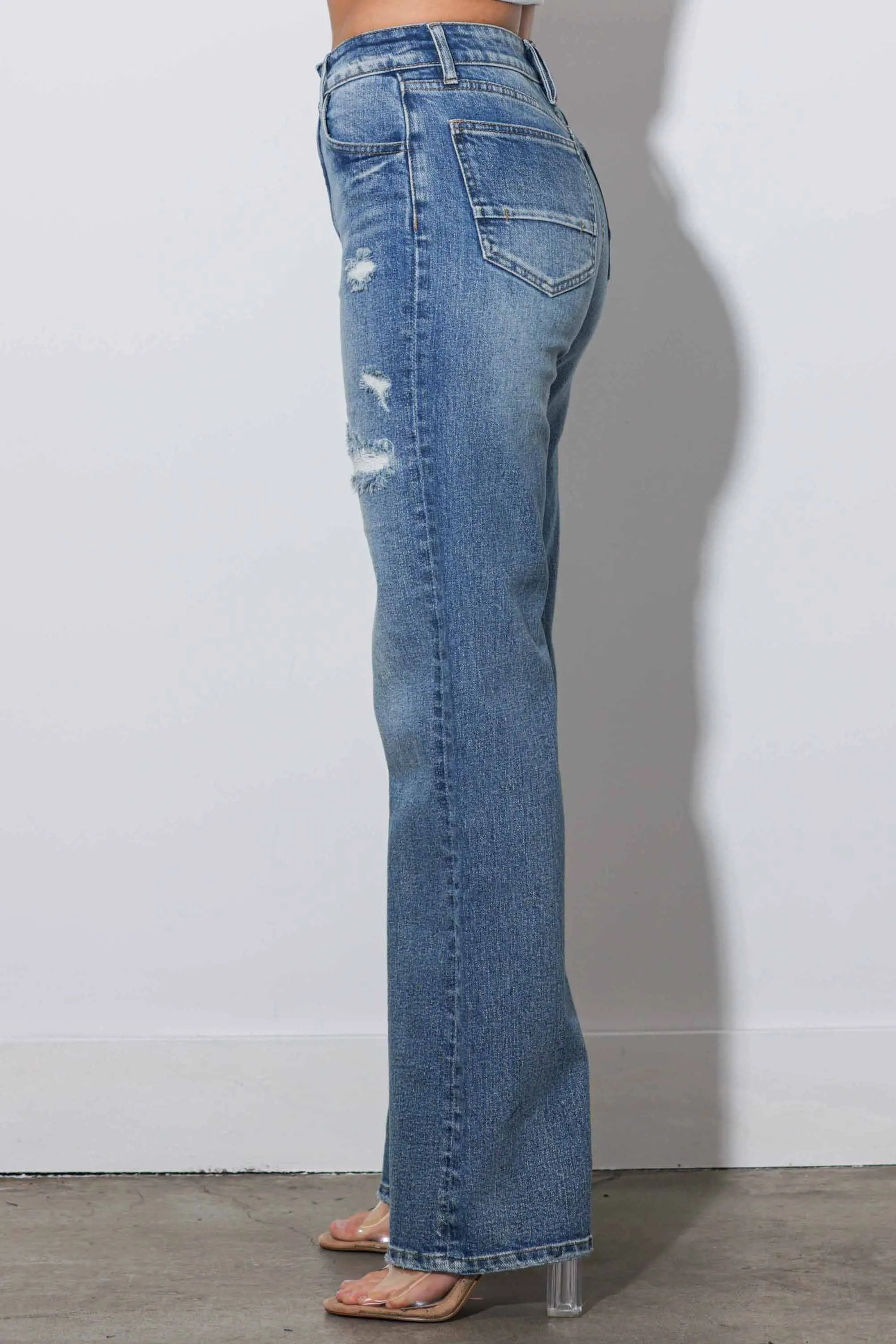 High-Rise Straight Jeans sold by Vibrant product image thumbnail 2