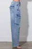 [XPT483] Barrel Baggy Cargo Jeans sold by Vibrant