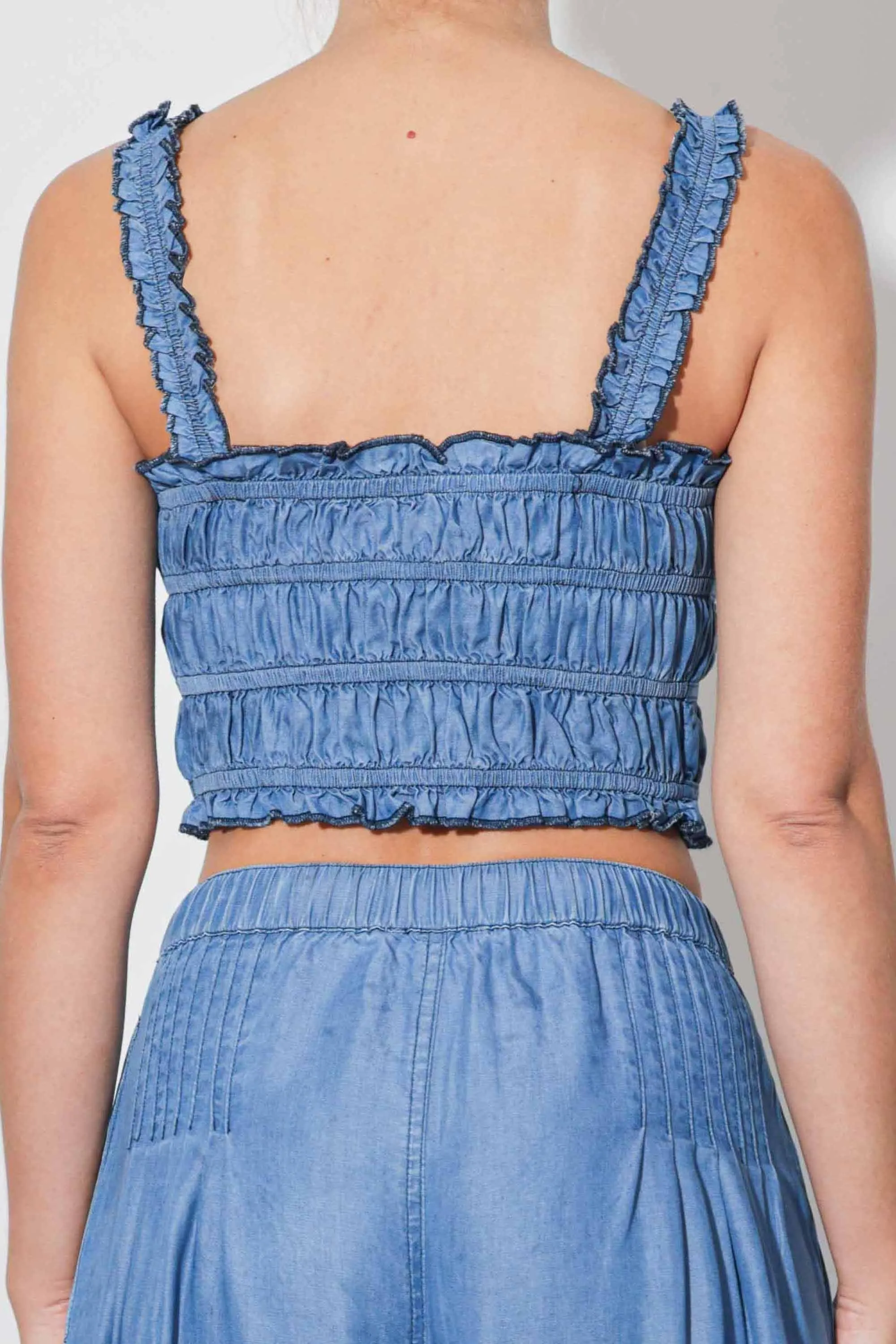 TENCEL™ fibers Smocked Top sold by Vibrant product image thumbnail 5