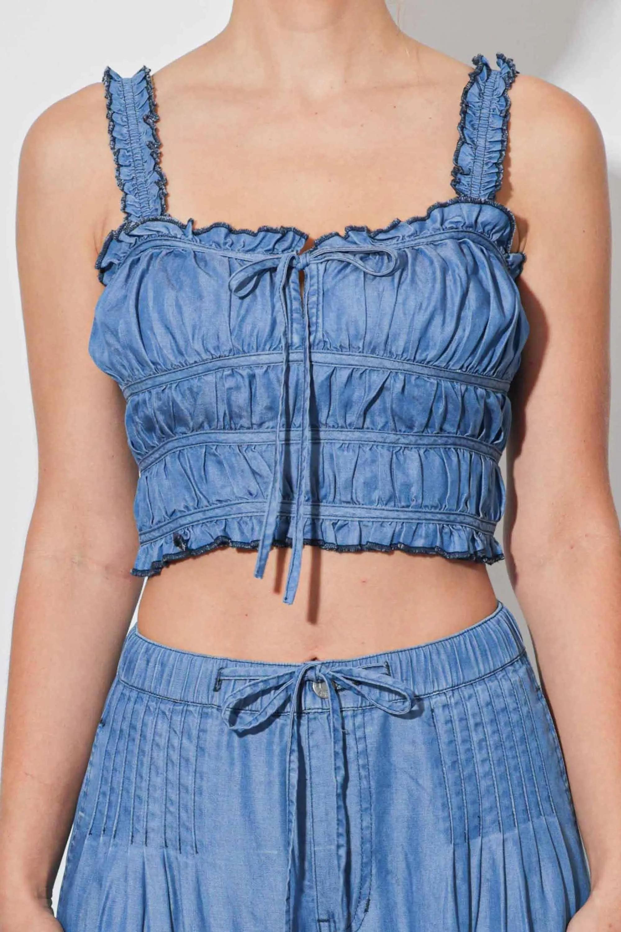 TENCEL™ fibers Smocked Top sold by Vibrant product image thumbnail 2