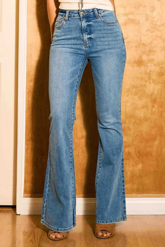 [P6290] Western Essential Flare Jeans sold by Vibrant