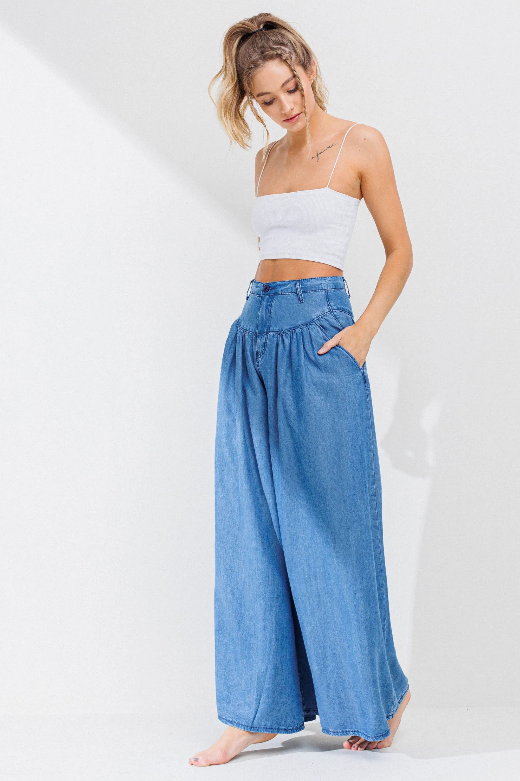 Chambray Pants sold by Vibrant product image thumbnail 5