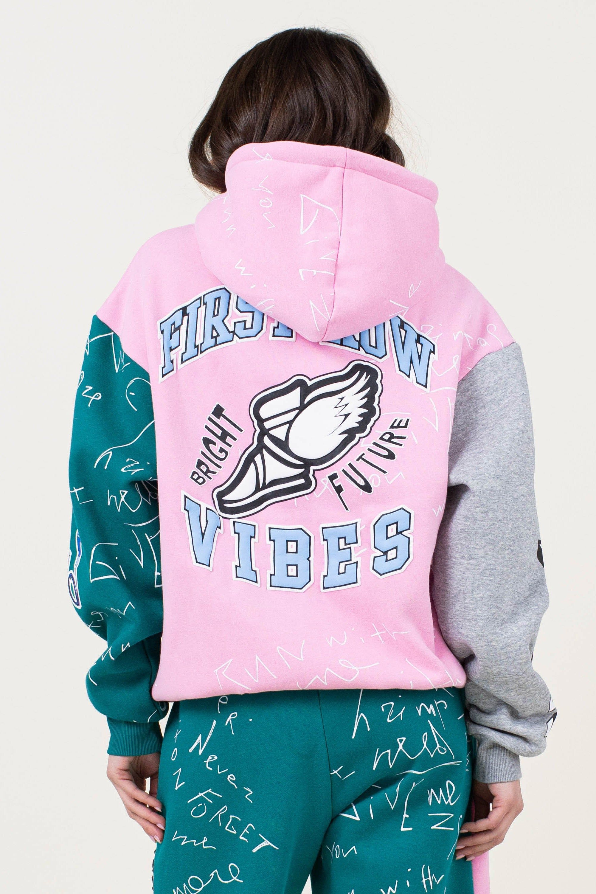 Color Block Wellbeing Assoc Hoodie sold by Vibrant product image thumbnail 3