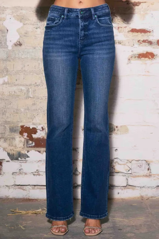 [XPT734] Whisker Bootcut Jeans made by Vibrant