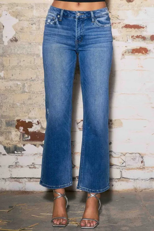 [XPT730] Slim Ankle Straight Jeans made by Vibrant