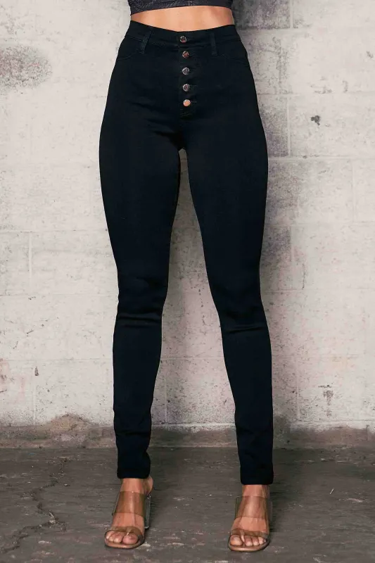 [P1242-R] Always Silky Smooth Skinny Jeans made by Vibrant