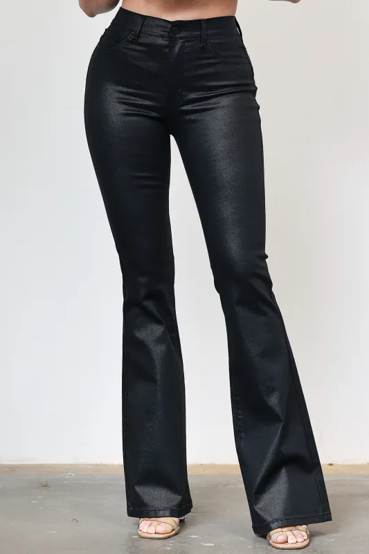 [EP1851R] COATED BLACK BOOT CUT made by Vibrant
