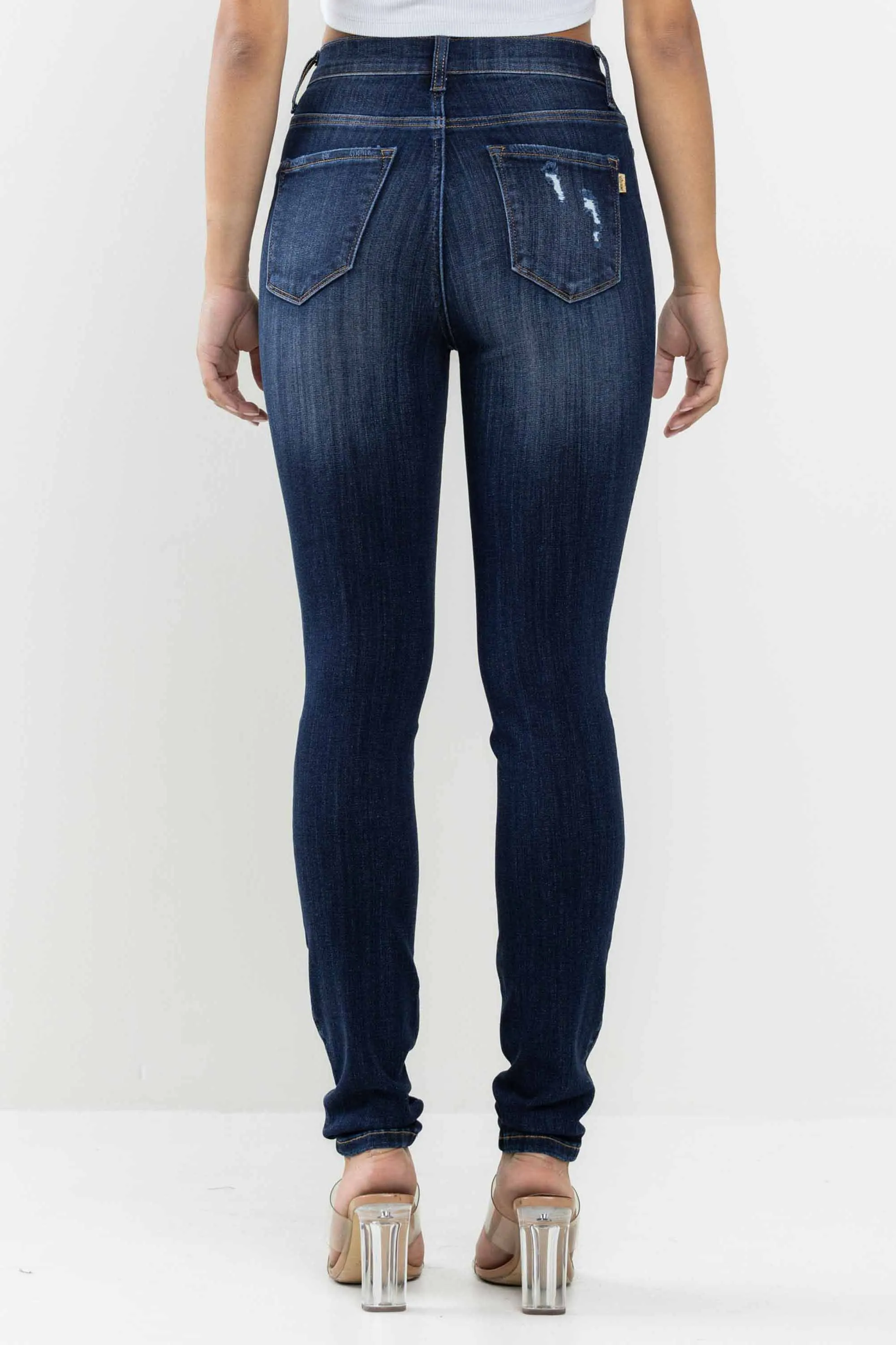 High Rise Basic Skinny Jeans sold by Vibrant product image thumbnail 3