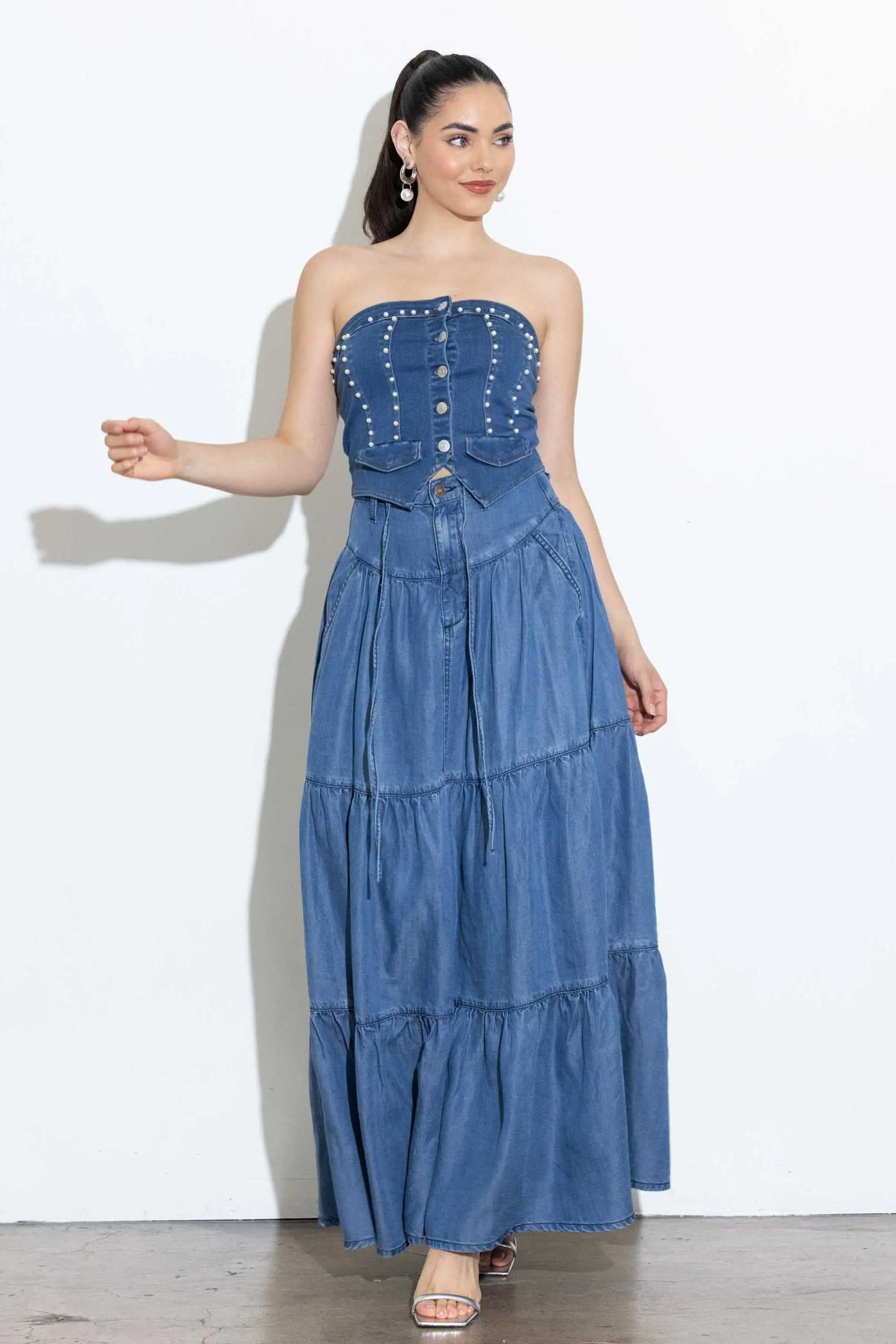 Pearl Tube Top sold by Vibrant product image thumbnail 4