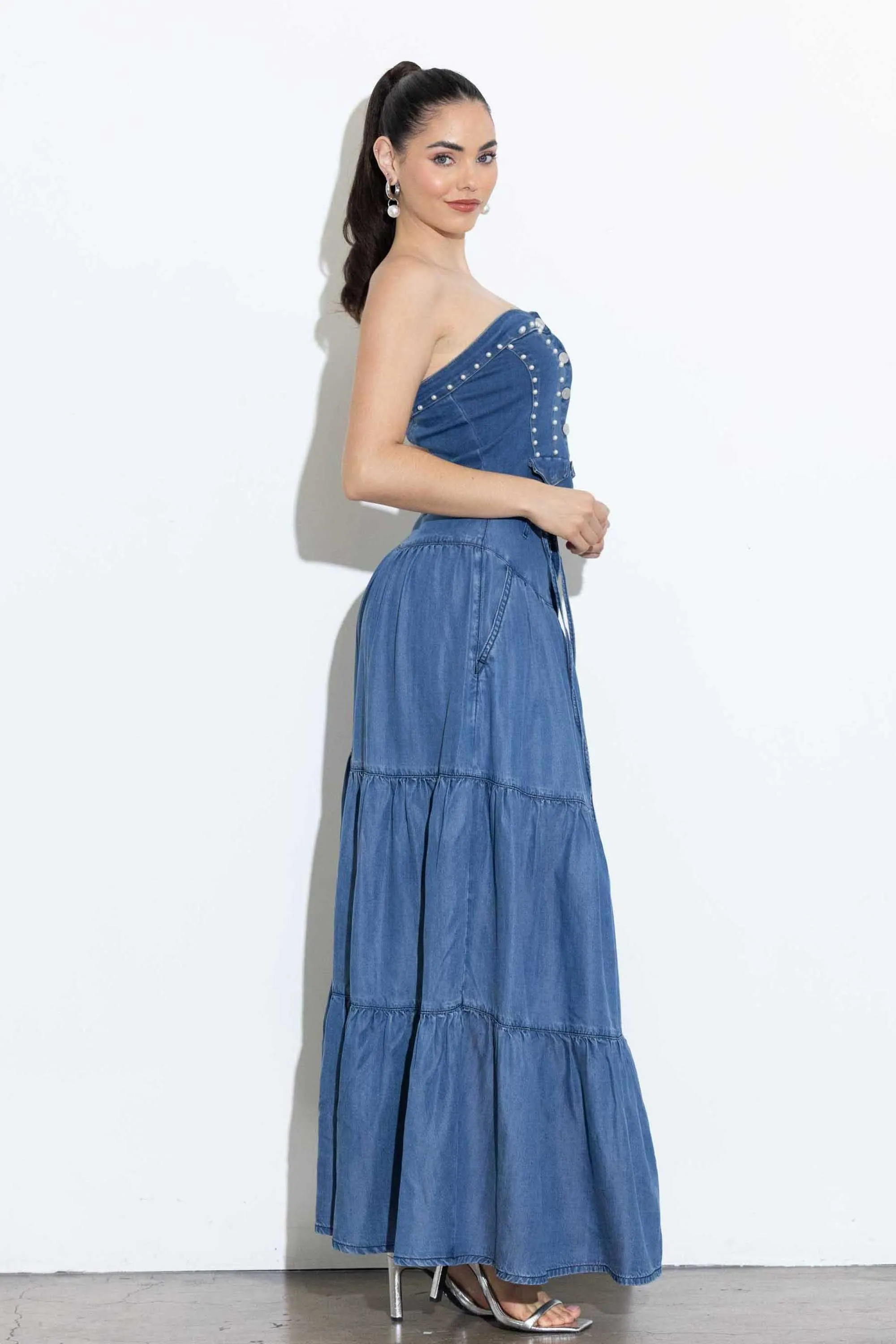 Pearl Tube Top sold by Vibrant product image thumbnail 5