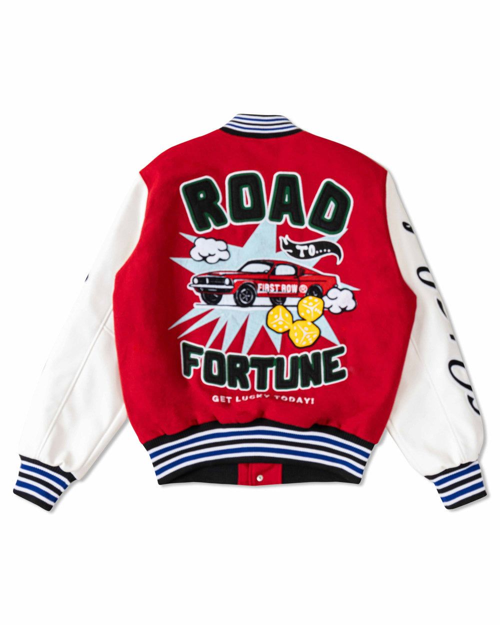 GET LUCKY TODAY VARSITY JACKET sold by Vibrant product image thumbnail 2