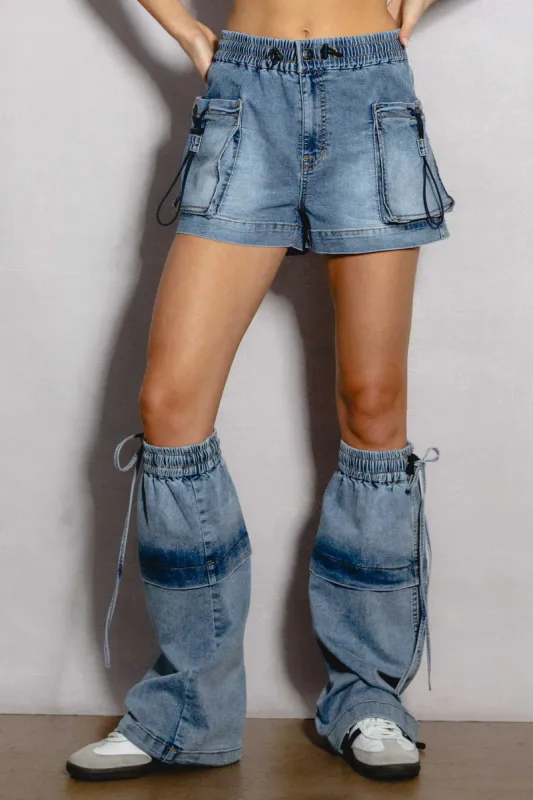 Y2K Denim Leg Warmers sold by Vibrant