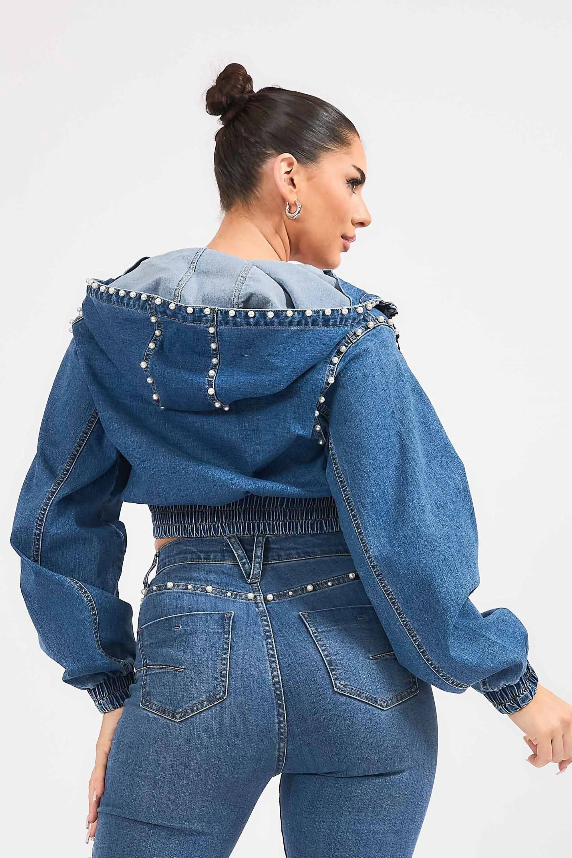 Pearl Full Zip Hoodie Jacket sold by Vibrant product image thumbnail 3