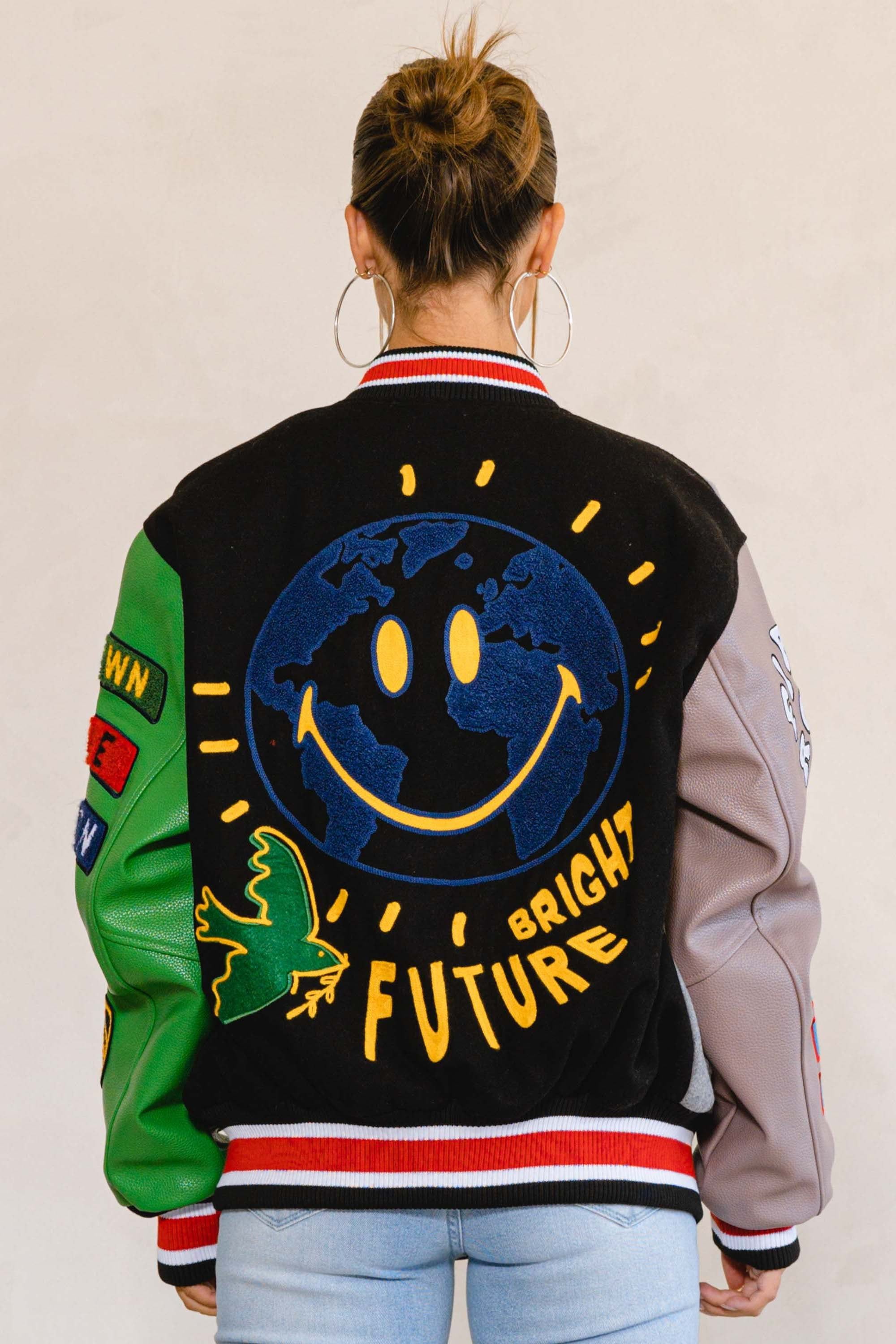 BRIGHT FUTURE VARSITY JACKET sold by Vibrant product image thumbnail 4