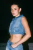 Tear Drop Rhinestone Sleeveless Trucker Jacket sold by Vibrant