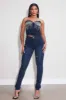 All Over Rhinestone Skinny Jeans sold by Vibrant