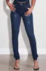 All Over Rhinestone Skinny Jeans sold by Vibrant