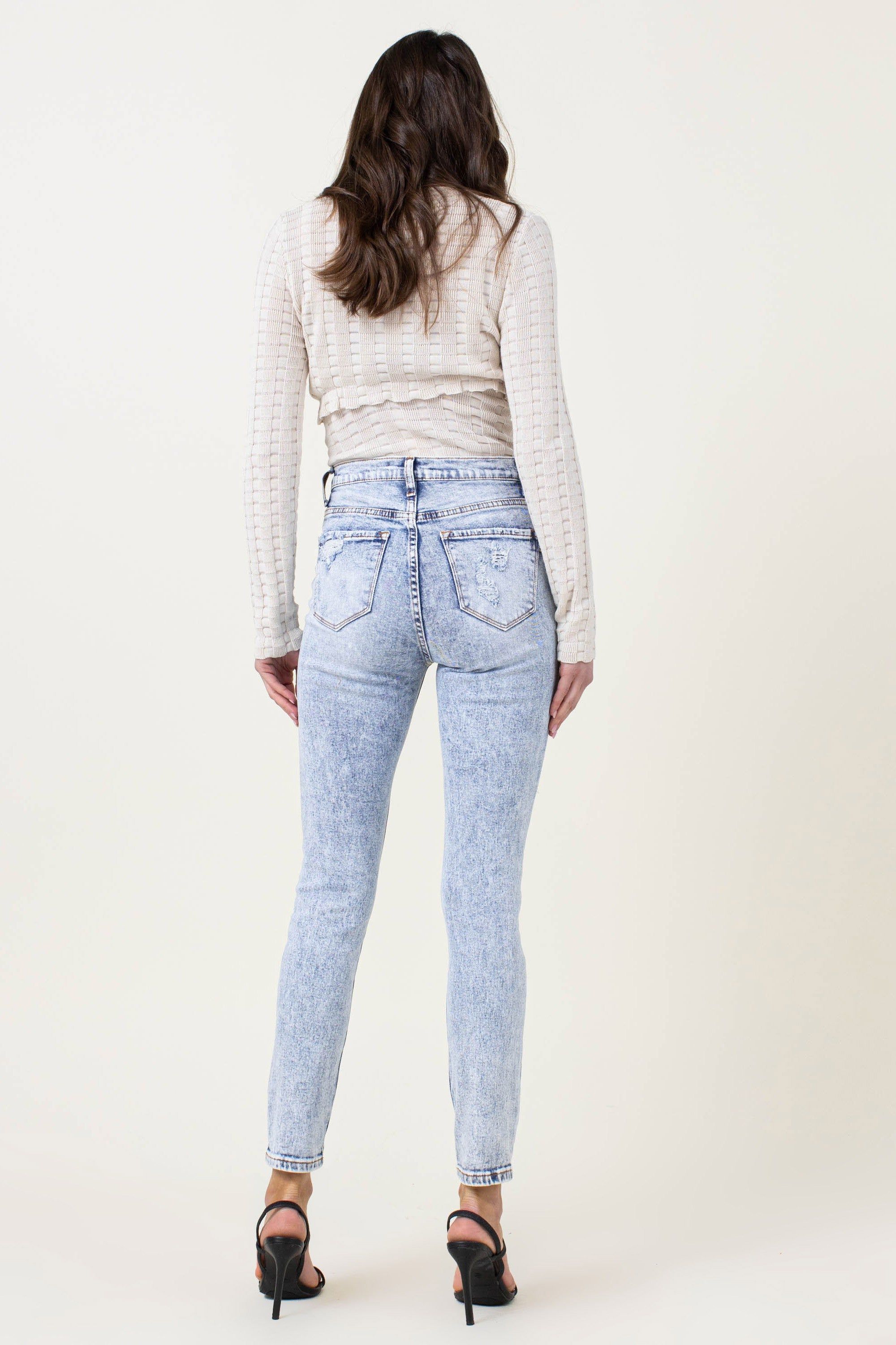 Timeless Acid Skinny Jeans sold by Vibrant product image thumbnail 3