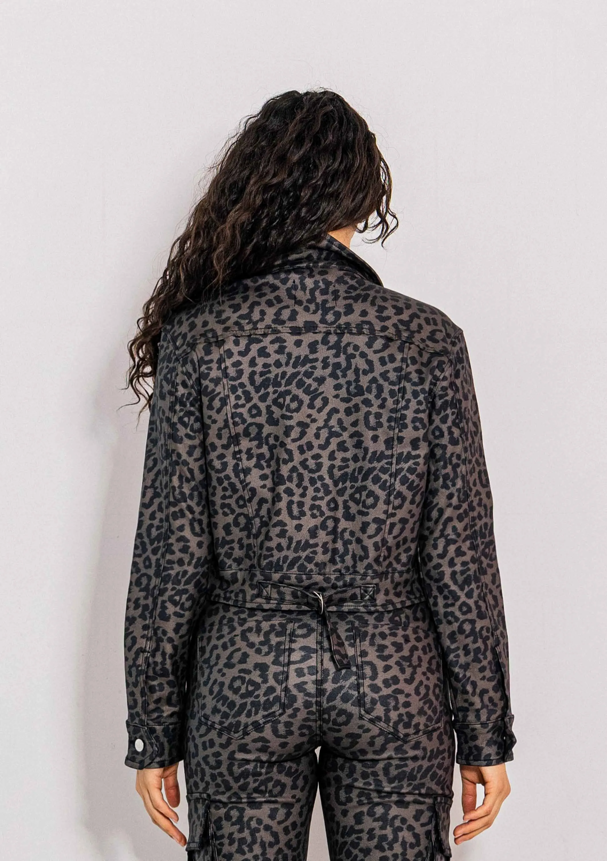 Out Of The Wild Leopard Jacket sold by Vibrant product image thumbnail 3