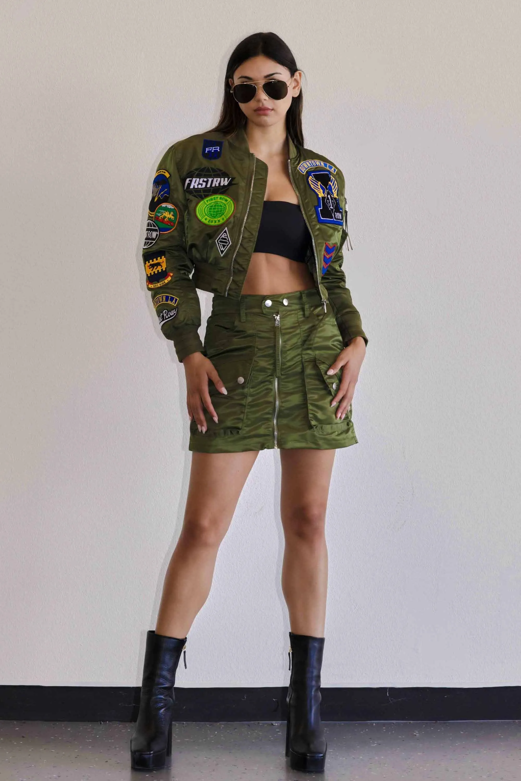 COEXIST MULTI PATCHES MA-1 JACKET sold by Vibrant product image thumbnail 4