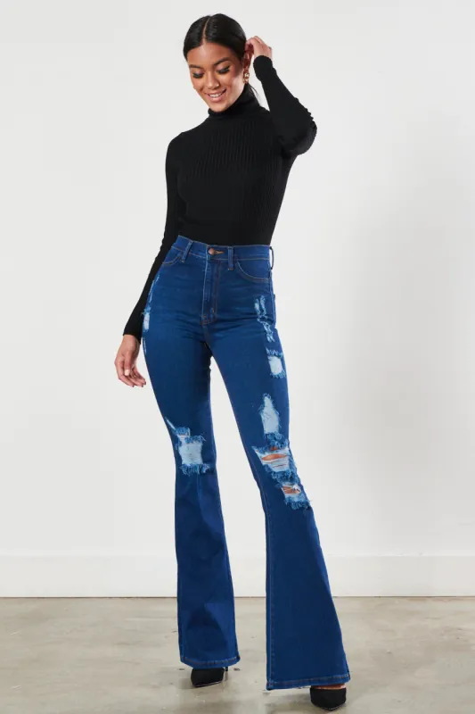 Lyzy Flare Jeans sold by Vibrant