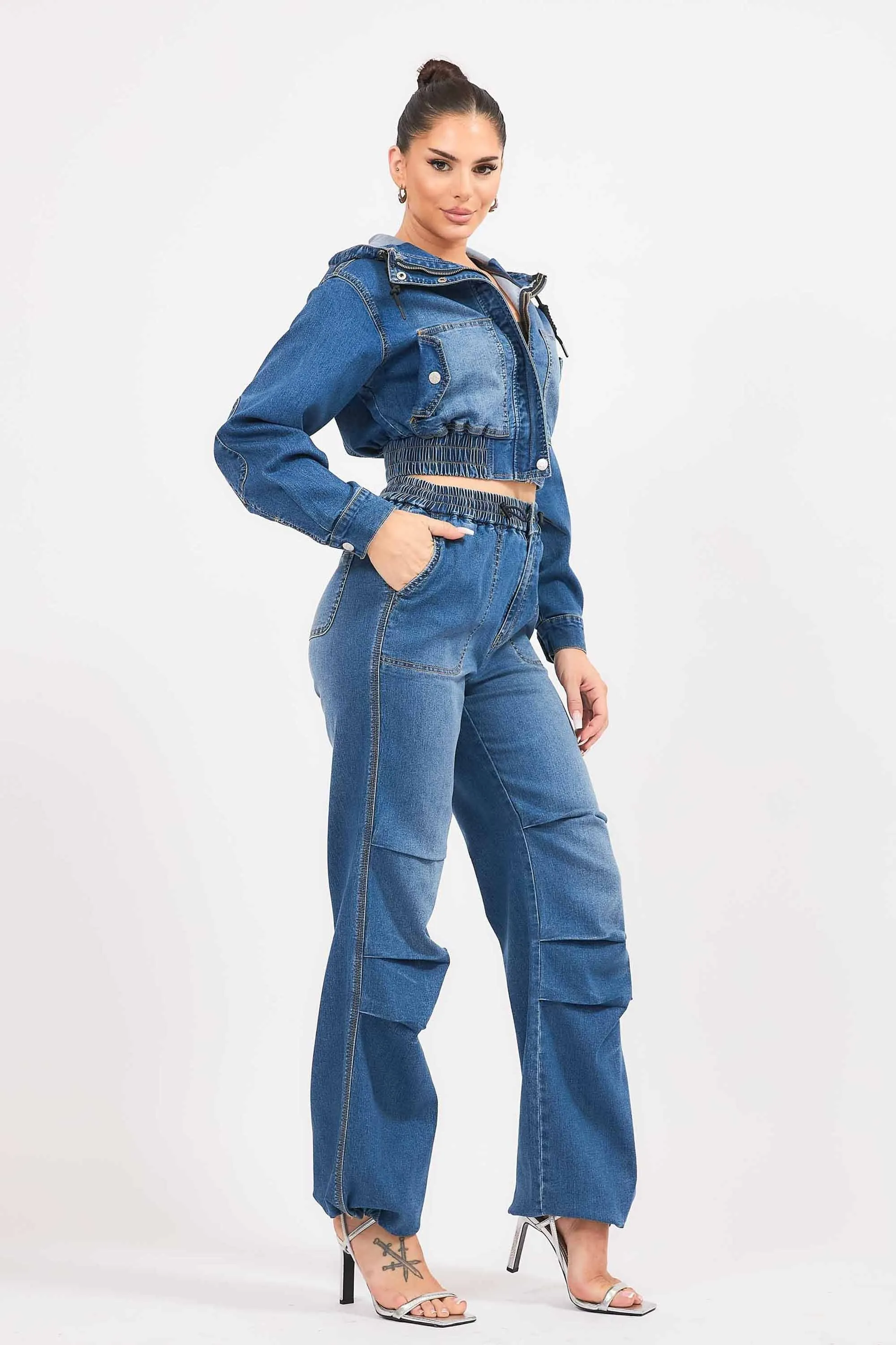 Hoodie Blouson Jacket sold by Vibrant product image thumbnail 5