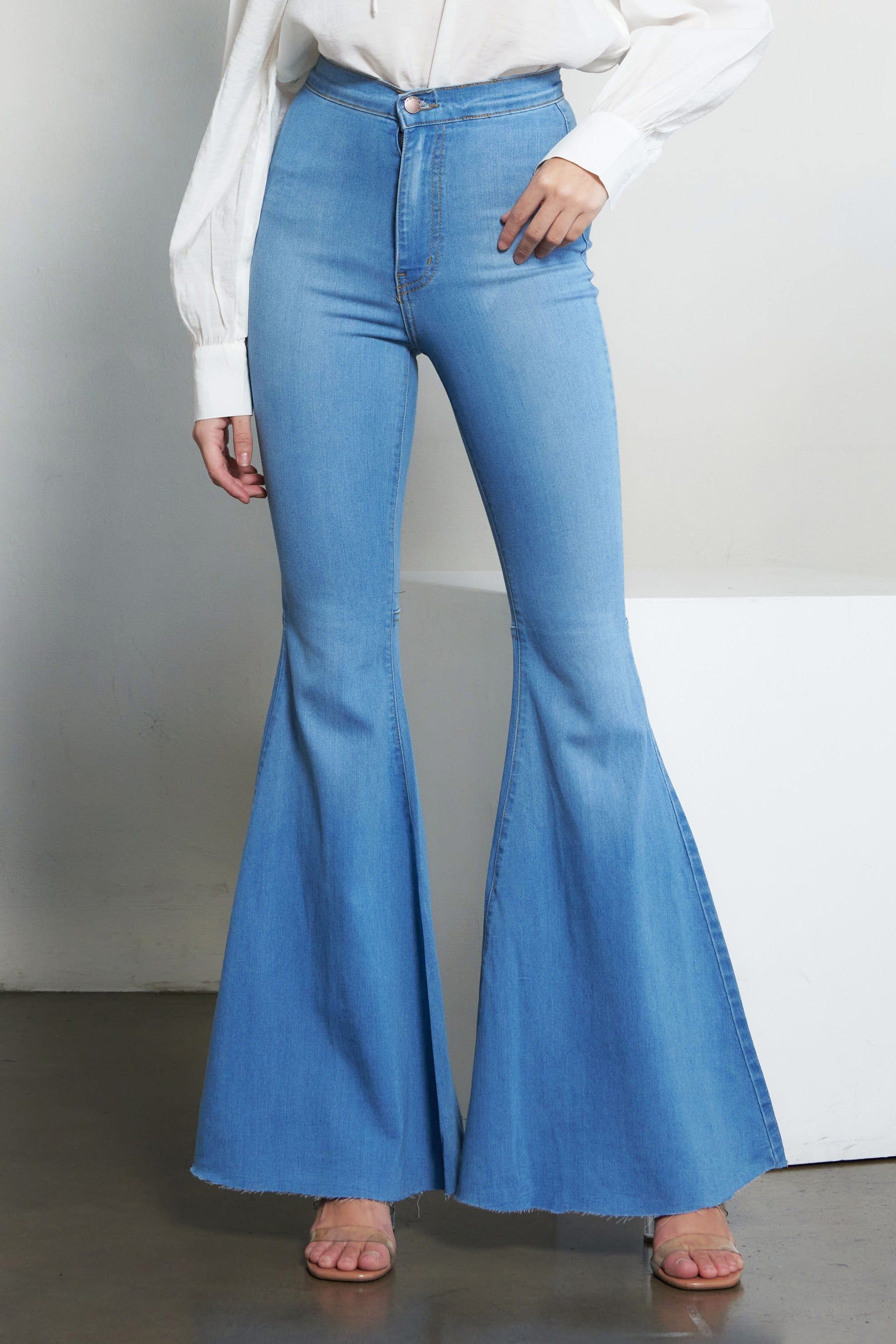 Vibrant Flare Jeans sold by Vibrant product image thumbnail 4