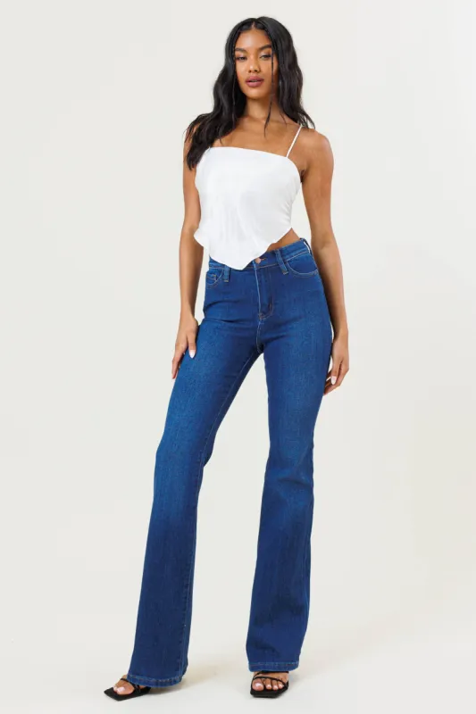 New Love Affair Flare Jeans sold by Vibrant
