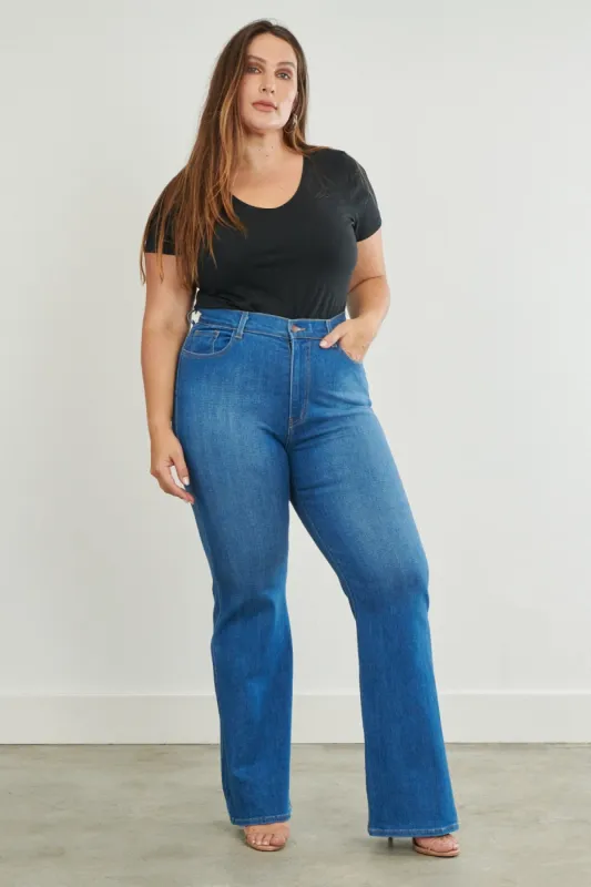 PLUS Love Affair Flare Jeans sold by Vibrant