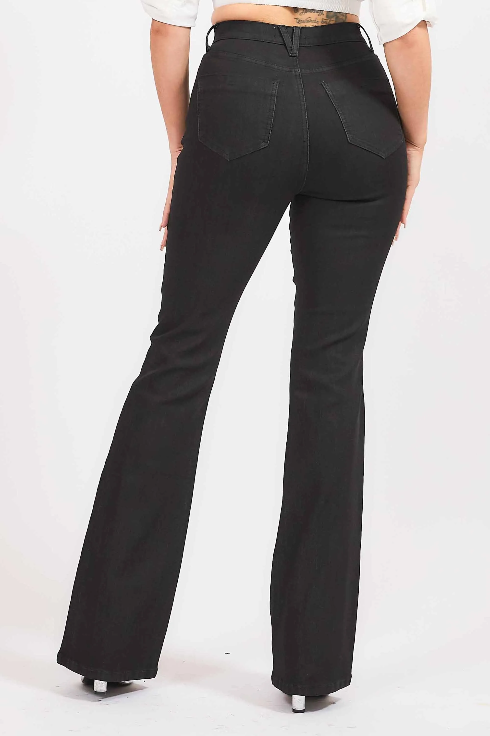 Mid-Rise Bootcut Jeans sold by Vibrant product image thumbnail 3