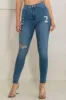 Zip Skinny Jeans sold by Vibrant