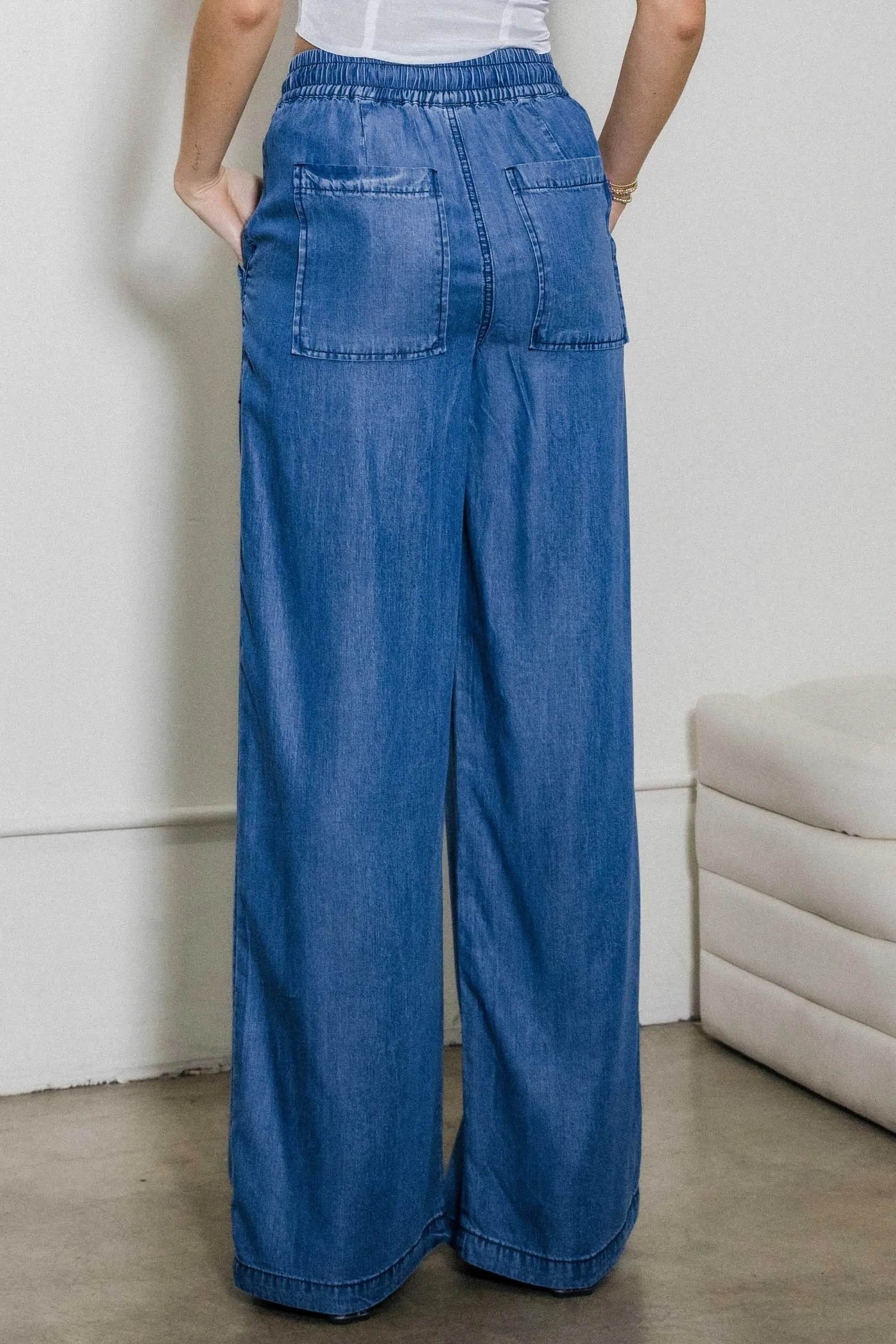 TENCEL™ fibers Straight Pants sold by Vibrant product image thumbnail 3