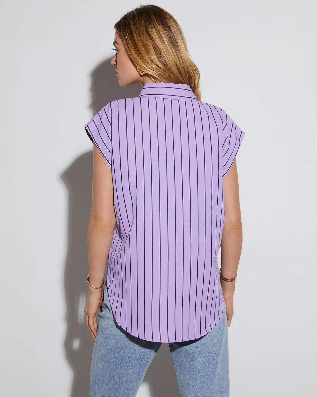 Mendez Short Sleeve Button Down Top sold by Vici product image thumbnail 4