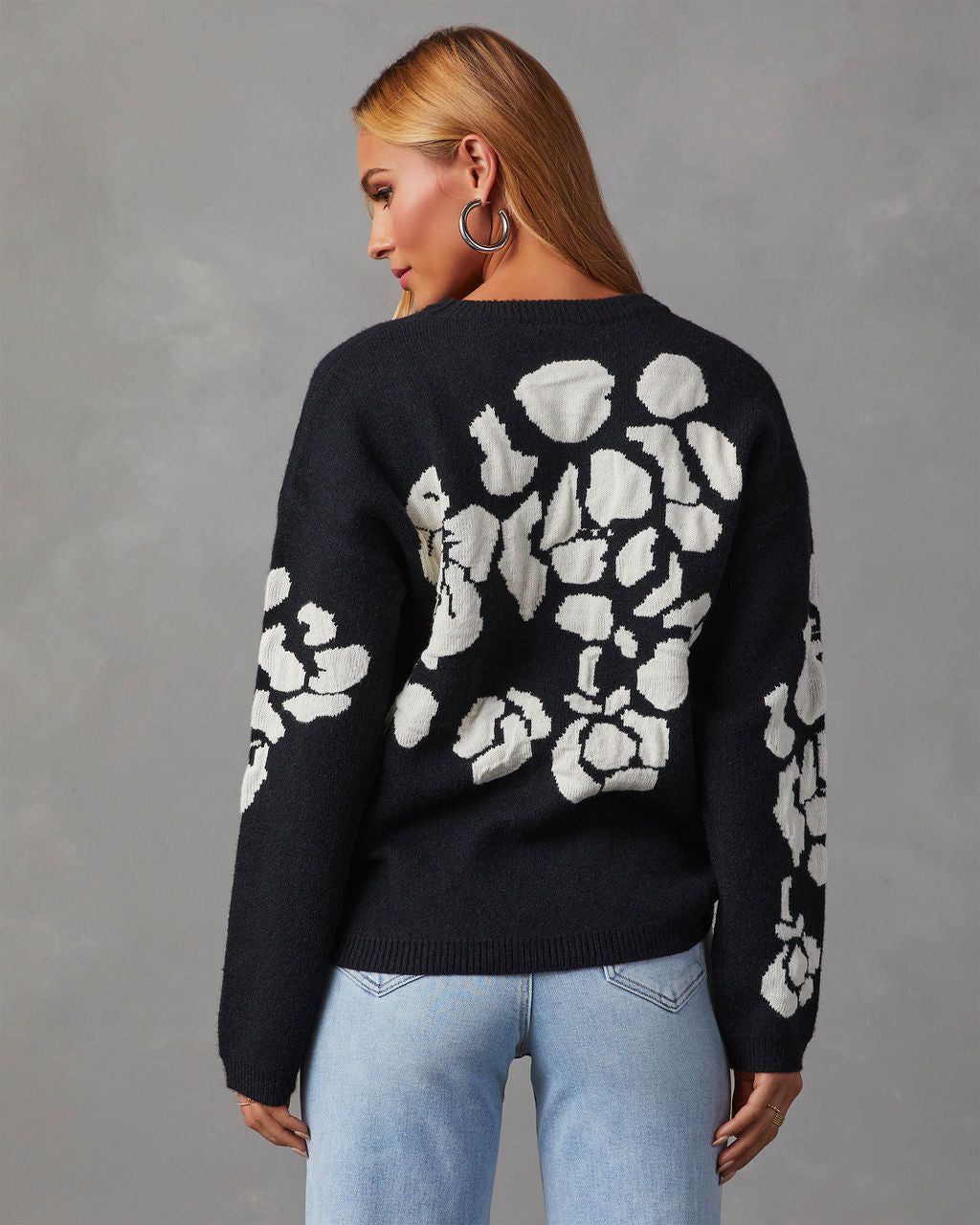 Chic Bouquet Floral Pullover Sweater sold by Vici product image thumbnail 4