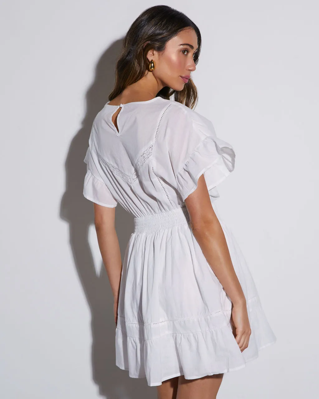 Spring Romance Ruffle Sleeve Mini Dress sold by Vici product image thumbnail 5