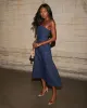 Alexandrine Denim Midi Dress sold by Vici