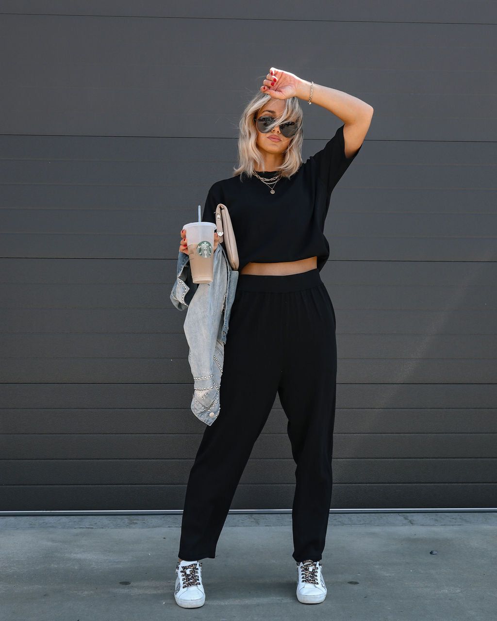 Tristan Knit Pocketed High Rise Pants sold by Vici product image thumbnail 5