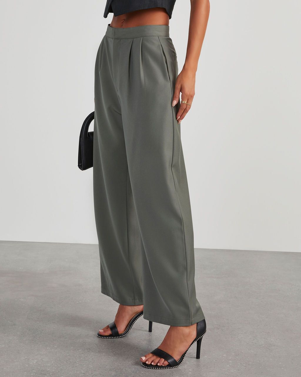 Brianne Trouser Pants - Olive sold by Vici product image thumbnail 3