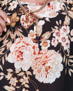 Romy Floral Smocked Blouse - FINAL SALE sold by Vici