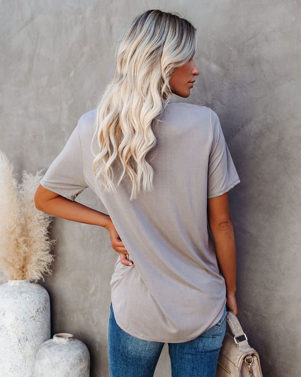 Accessorize Tee - Mocha - FINAL SALE sold by Vici product image thumbnail 2
