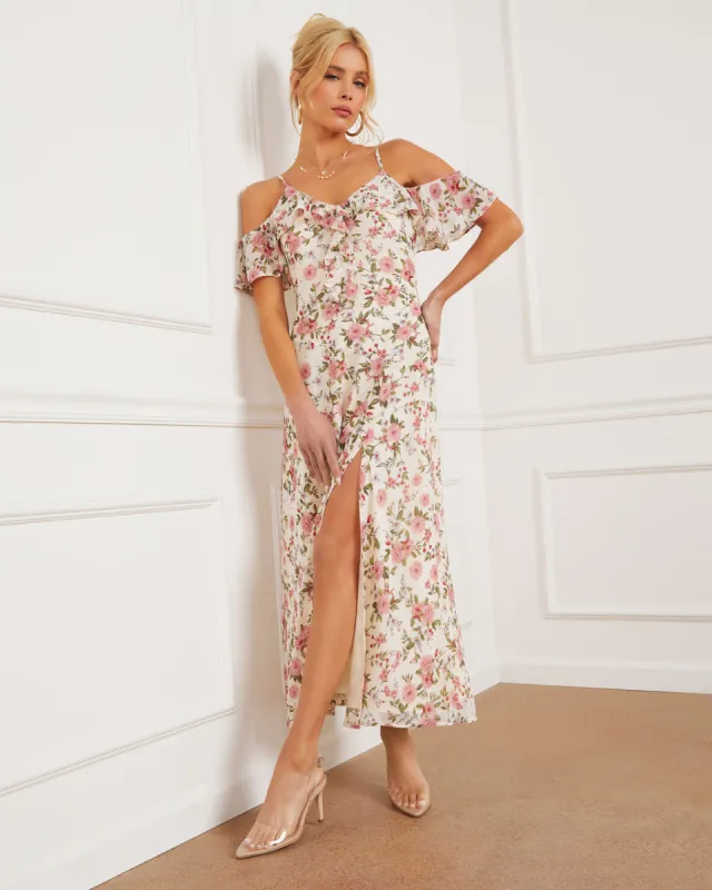 Marissa Floral Midi Dress sold by Vici