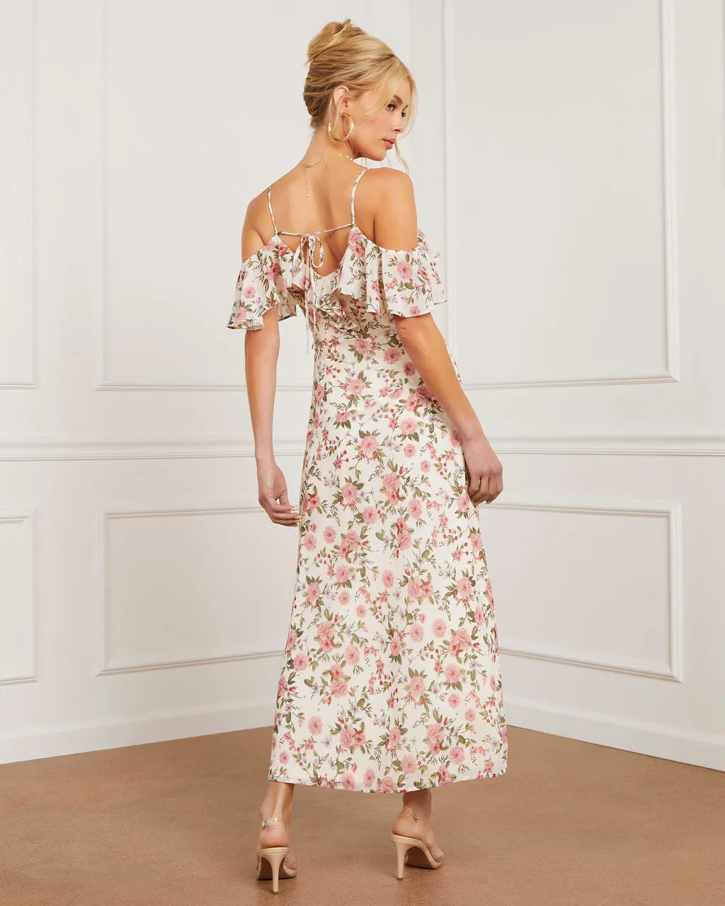 Marissa Floral Midi Dress sold by Vici product image thumbnail 5