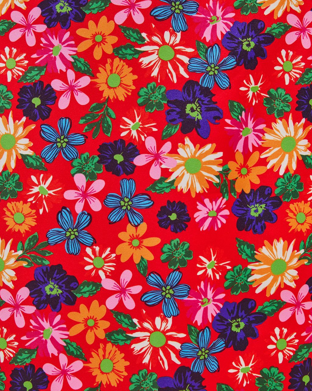 Enamorada Floral Midi Skirt - Red/Multi - FINAL SALE sold by Vici product image thumbnail 3