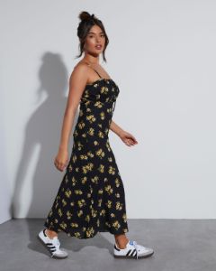 Vitality Slip Floral Midi Dress sold by Vici