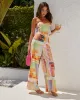 Jubilee Printed Strapless Handkerchief Top sold by Vici