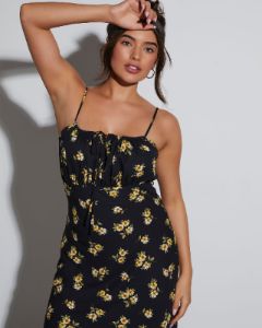 Vitality Slip Floral Midi Dress sold by Vici