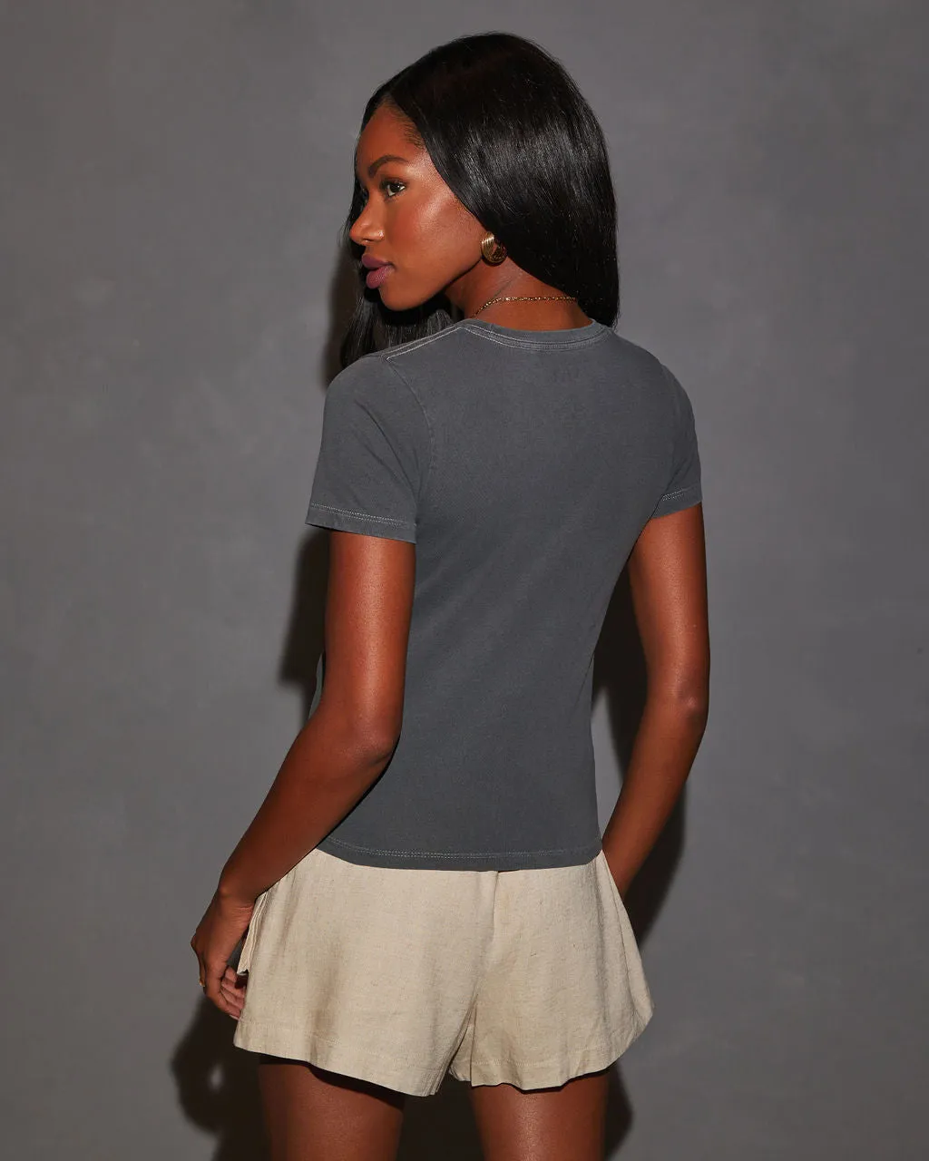 Sunsets And Sails Graphic Tee sold by Vici product image thumbnail 4