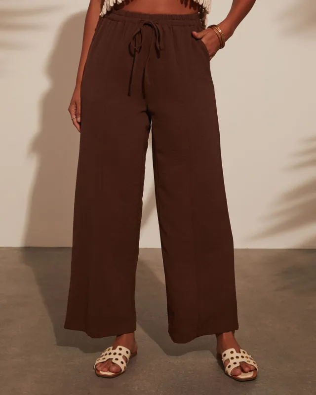Cobblestone Stroll Relaxed Pocketed Pants sold by Vici